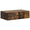 vidaXL Fali oldalt&aacute;bla F&uuml;st&ouml;s T&ouml;lgy 59 x 34,5 x 17 cm Szerelt Fa