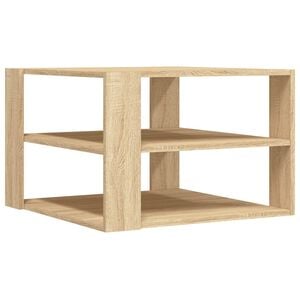 vidaXL sonoma t&ouml;lgy sz&iacute;nű szerelt fa doh&aacute;nyz&oacute;asztal 58x58x40 cm