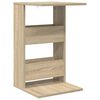 vidaXL Oldal asztal Sonoma t&ouml;lgy 40 x 35 x 60,5 cm Szerelt Fa