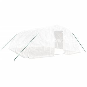 vidaXL feh&eacute;r ac&eacute;lv&aacute;zas melegh&aacute;z 30 m&sup2; 6 x 5 x 2,3 m