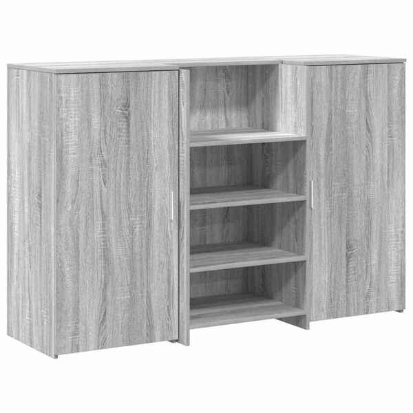 vidaXL recepci&oacute;s pult sz&uuml;rke sonoma 155x50x103,5 cm szerelt fa