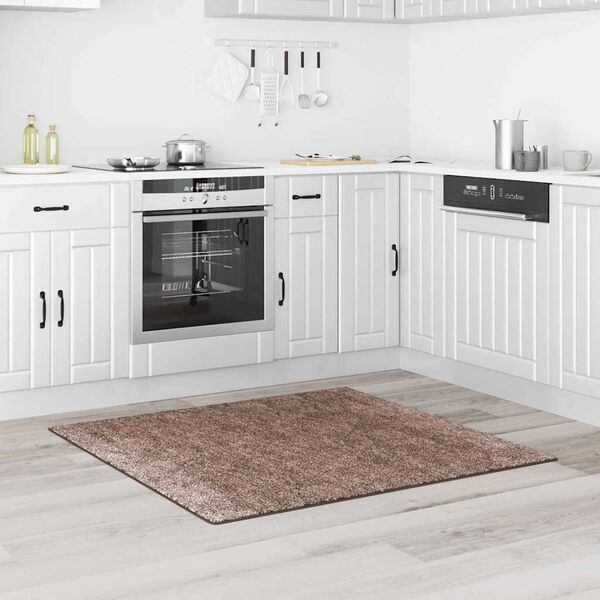 vidaXL Cs&uacute;sz&aacute;sg&aacute;tl&oacute; Shaggy Szőnyeg Barna 120 x 120 cm PP