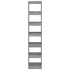 vidaXL szürke sonoma színű könyvszekrény/térelválasztó 40x30x198 cm