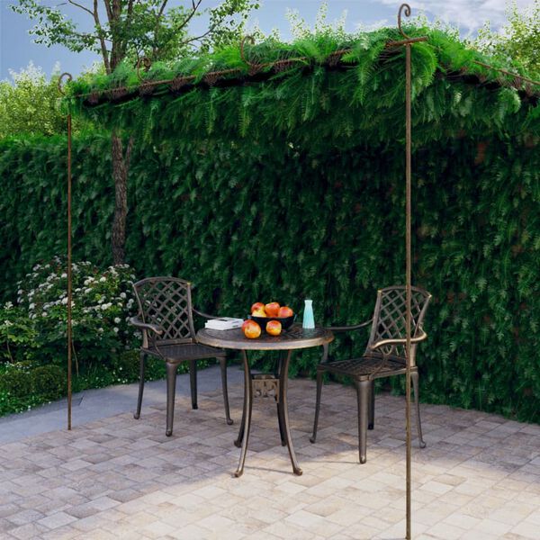 vidaXL antik barna vas kerti pergola 4 x 3 x 2,5 m
