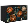 vidaXL Fals&iacute;that&oacute; TV Szekr&eacute;ny LOCHEM 69 x 33 x 40 cm Fekete T&ouml;lgy