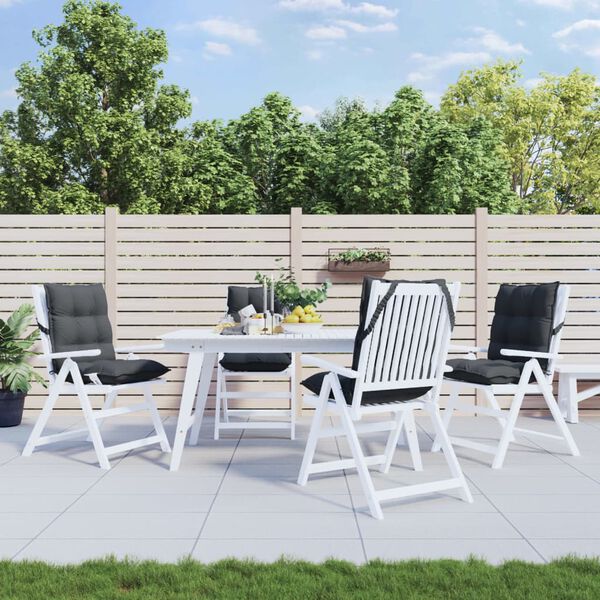 vidaXL 4 db antracitsz&uuml;rke oxford sz&ouml;vet alacsony h&aacute;tt&aacute;ml&aacute;j&uacute; sz&eacute;kp&aacute;rna