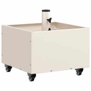 vidaXL Napernyőtalp Feh&eacute;r 45 x 45 x 45 cm Ac&eacute;l