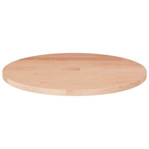 vidaXL kerek kezeletlen t&ouml;m&ouml;r t&ouml;lgyfa asztallap &Oslash;30 x 1,5 cm