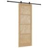 vidaXL Cs&uacute;sz&oacute; ajt&oacute; ORKDAL Term&eacute;szetes 83 x 232 cm T&ouml;m&ouml;r Fenyőfa
