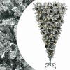 vidaXL Felford&iacute;tott Műfenyő Kar&aacute;csonyf&aacute; 150 cm 150 LED Meleg feh&eacute;r