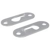 vidaXL Kulcslyuk Akaszt&oacute; 2 db Ez&uuml;st 45 x 16 x 3.5 mm Vas