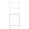 vidaXL fehér fenyőfa fürdőszoba állvány 63x26x171 cm