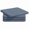 vidaXL &Uuml;lőp&aacute;rn&aacute;k 4 pcs K&eacute;k 40 x 40 x 3 cm B&aacute;rsonyos sz&ouml;vet