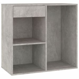 vidaXL betonsz&uuml;rke szerelt fa pipereszekr&eacute;ny 80 x 40 x 75 cm