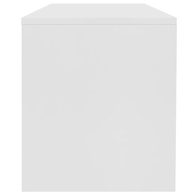 vidaXL fehér forgácslap dohányzóasztal 100 x 40 x 40 cm