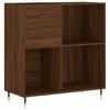 vidaXL barna t&ouml;lgy sz&iacute;nű szerelt fa hanglemezszekr&eacute;ny 84,5x38x89 cm