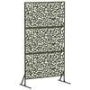 vidaXL Mag&aacute;nszf&eacute;ra K&eacute;pernyő 100 x 50 x 180 cm Ac&eacute;l Olajz&ouml;ld
