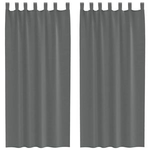 vidaXL 2 db s&ouml;t&eacute;tsz&uuml;rke f&aacute;tyolf&uuml;gg&ouml;ny&ouml;k hurokkal 140x225 cm