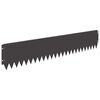vidaXL Fűszeg&eacute;lyez&eacute;s 20 pcs 103 x 20 cm Ac&eacute;l Fekete