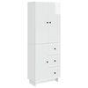 vidaXL Szekr&eacute;ny szett 2 pcs 66 x 34,5 x 90 cm Szerelt Fa