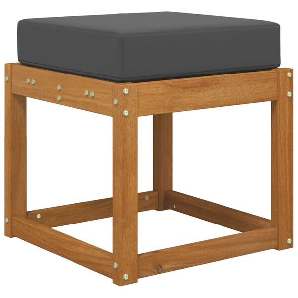 vidaXL K&uuml;lt&eacute;ri &uuml;lőp&aacute;rna Antracit 40 x 40 x 8 cm 100% poli&eacute;szter