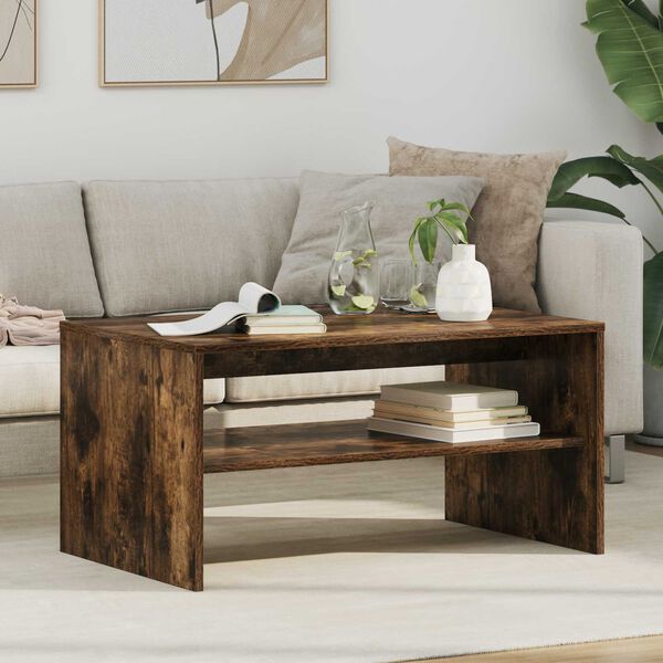 vidaXL Doh&aacute;nyz&oacute;asztal F&uuml;st&ouml;lt t&ouml;lgy 80 x 50 x 40 cm Faanyag