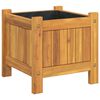 vidaXL t&ouml;m&ouml;r ak&aacute;cfa kerti vir&aacute;gtart&oacute; b&eacute;l&eacute;ssel 31 x 31 x 30 cm