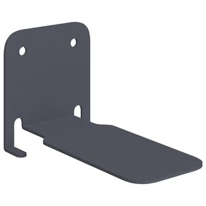 vidaXL Lebegő polc polcokkal 4 pcs Antracit 6 x 10,8 x 6,6 cm