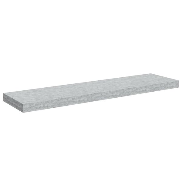 vidaXL betonsz&uuml;rke MDF lebegő fali polc 90 x 23,5 x 3,8 cm