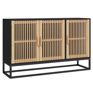 vidaXL fekete szerelt fa t&aacute;lal&oacute;szekr&eacute;ny 105 x 30 x 65 cm