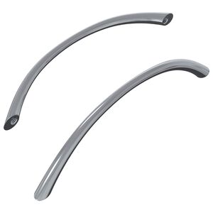vidaXL Foganty&uacute; 2 db Ez&uuml;st 107 x 3.6 x 23 mm Rozsdamentes ac&eacute;l