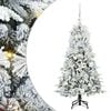 vidaXL Műanyag Hajtogat&oacute;s Kar&aacute;csonyfa Feh&eacute;r 120 cm PE &eacute;s PVC