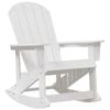 vidaXL Adirondack hintasz&eacute;k Feh&eacute;r HDPE