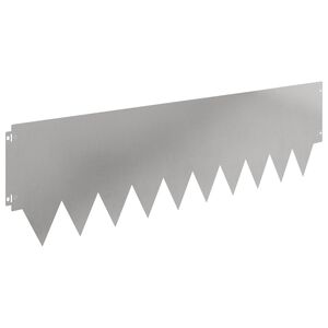 vidaXL Fűszeg&eacute;lyez&eacute;s 20 db 103 x 30 cm Ac&eacute;l Ez&uuml;st
