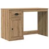 vidaXL Asztal Artisan t&ouml;lgy 50 x 115 x 75 cm Szerelt Fa