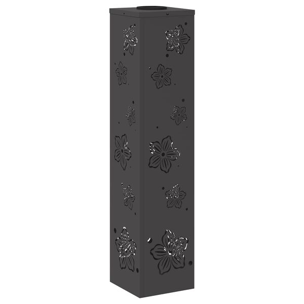 vidaXL Napelemmel műk&ouml;dő LED &ouml;sv&eacute;ny vil&aacute;g&iacute;t&aacute;s 2 pcs Fekete