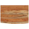 vidaXL t&ouml;m&ouml;r ak&aacute;cfa t&eacute;glalap alak&uacute; fali polc 60 x 40 x 3,8 cm