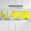 vidaXL Konyhai splashback 2 pcs Sárga 90 x 50 cm edzett üveg