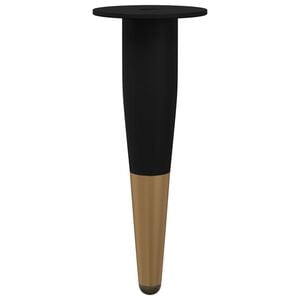 vidaXL B&uacute;tor l&aacute;bak 2 db Fekete &eacute;s Arany &Oslash; 40 x 98 mm Vas