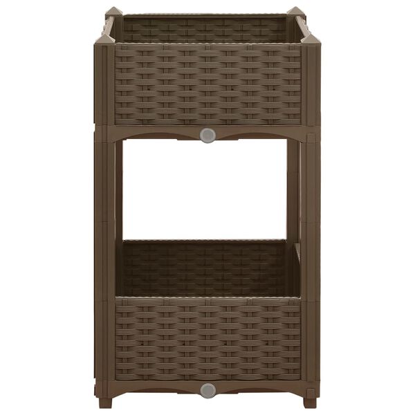 vidaXL polipropilén magaságyás 40 x 40 x 71 cm