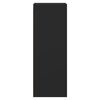 vidaXL fekete faliszekr&eacute;ny &uuml;vegajt&oacute;kkal 35x37x100 cm