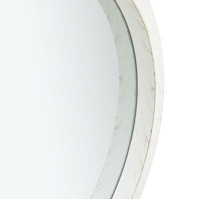 vidaXL fehér fali tükör pánttal 60 cm