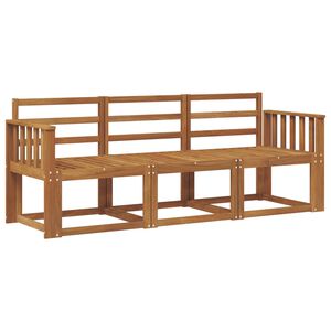 vidaXL K&uuml;lt&eacute;ri kanap&eacute; szett 3 pcs Term&eacute;szetes