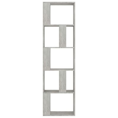 vidaXL betonszürke könyvszekrény/térelválasztó 45 x 24 x 159 cm