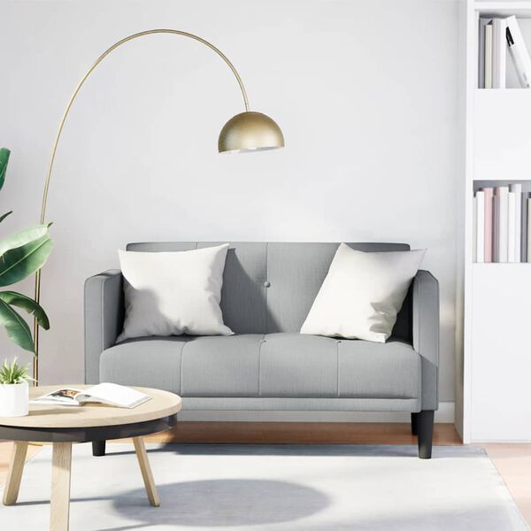 vidaXL vil&aacute;gossz&uuml;rke sz&ouml;vet loveseat kanap&eacute; 111 cm