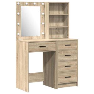 vidaXL &Ouml;lt&ouml;zk&ouml;dőasztal fi&oacute;kkal 2 pcs Barna 50 x 41 x 135 cm Faanyag