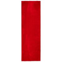 vidaXL HUARTE piros rövid szálú puha és mosható szőnyeg 80 x 250 cm