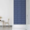 vidaXL 12 db kék szövet fali panel 30 x 15 cm 0,54 m²