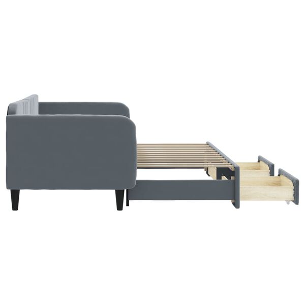 vidaXL s&ouml;t&eacute;tsz&uuml;rke kih&uacute;zhat&oacute; b&aacute;rsony heverő 90 x 200 cm