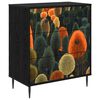 vidaXL Fi&oacute;kos szekr&eacute;ny ZAANDAM Erdő minta 66 x 36,5 x 76 cm Szerelt Fa